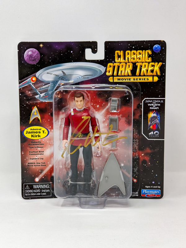 William Shatner Star Trek Captain Kirk Playmates Action Figure Signed JSA Certified Autograph