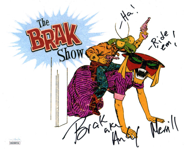 Andy Merrill The Brak Show 8x10 Photo Signed Autographed JSA Certified COA