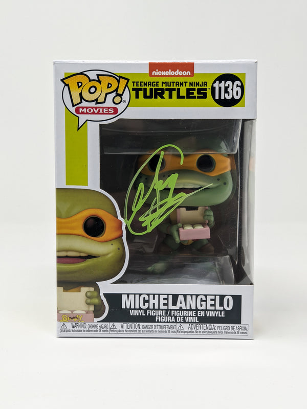 Greg Cipes TMNT Michelangelo #1136 Signed Funko Pop JSA COA Certified Autograph GalaxyCon