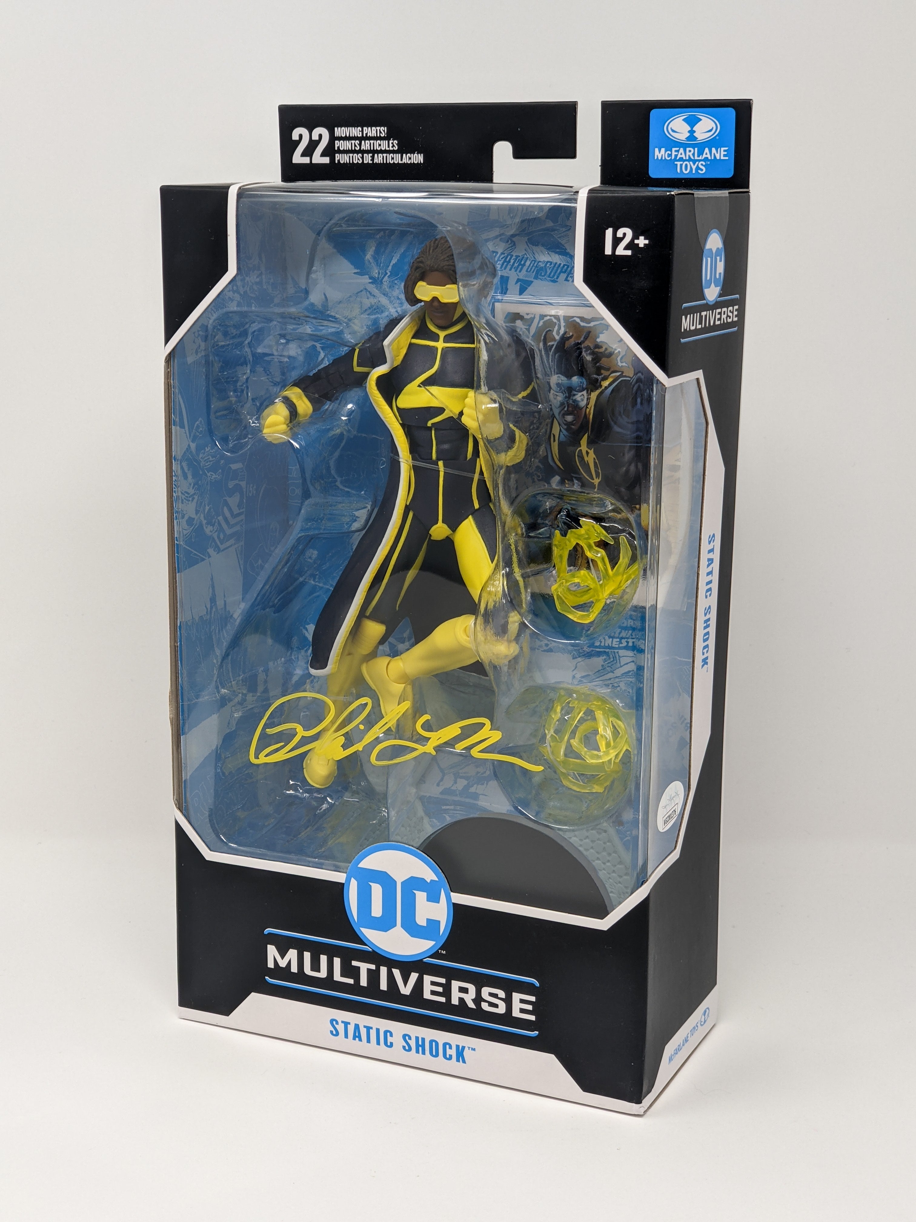 Phil LaMarr Static Shock Signed McFarlane Figure JSA Certified Autograph