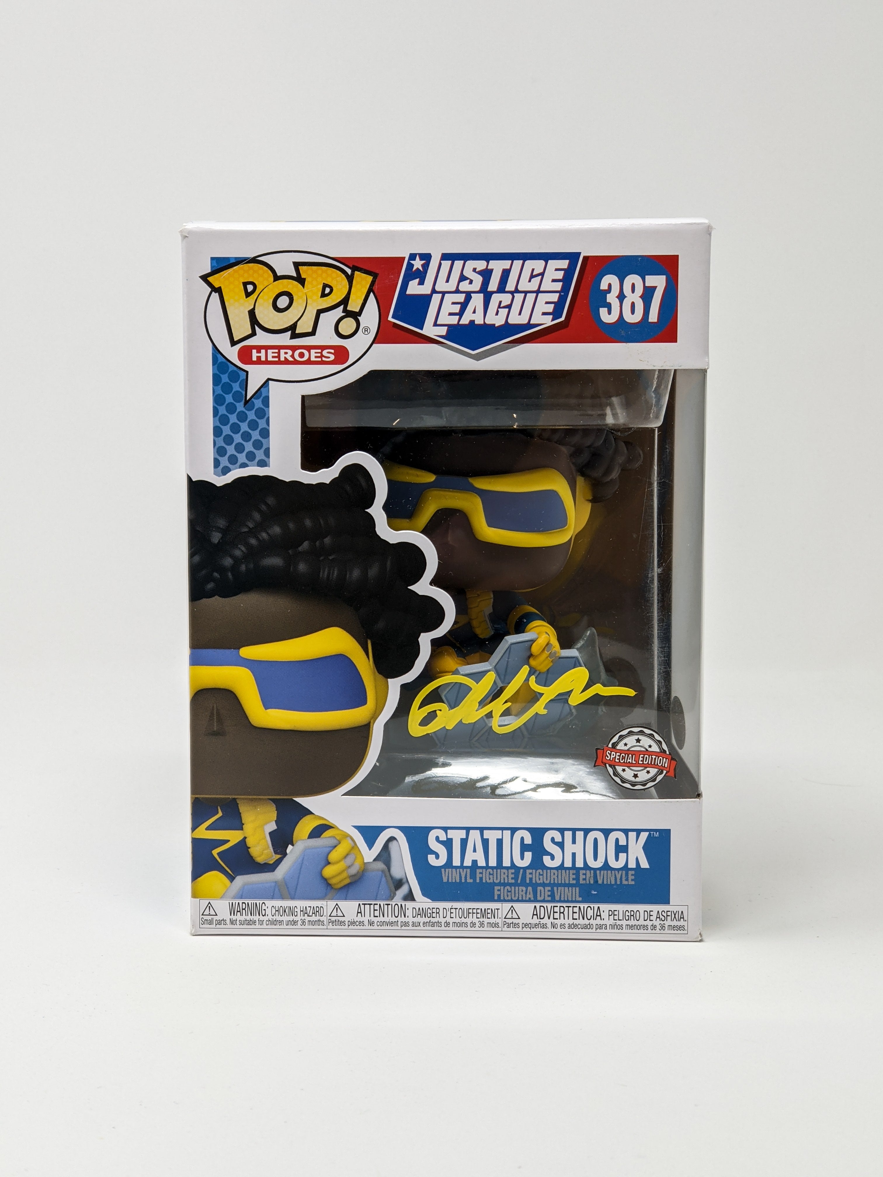 Phil LaMarr Static Shock #387 Special Edition Signed Funko Pop JSA Certified Autograph