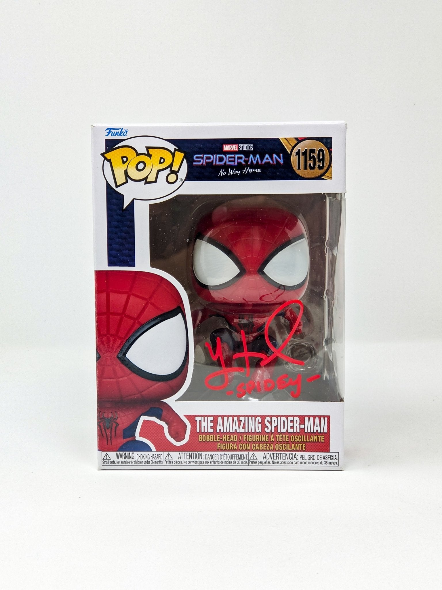 Yuri Lowenthal The Amazing Spiderman #1159 Signed Funko Pop
