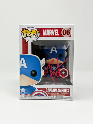 Roger Craig Smith Marvel Captain America #06 Signed Funko Pop JSA Autograph GalaxyCon