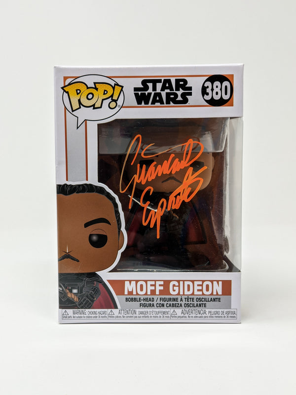 Giancarlo Esposito Star Wars Mandalorian Moff Gideon #380 Signed Funko Pop JSA Certified Autograph