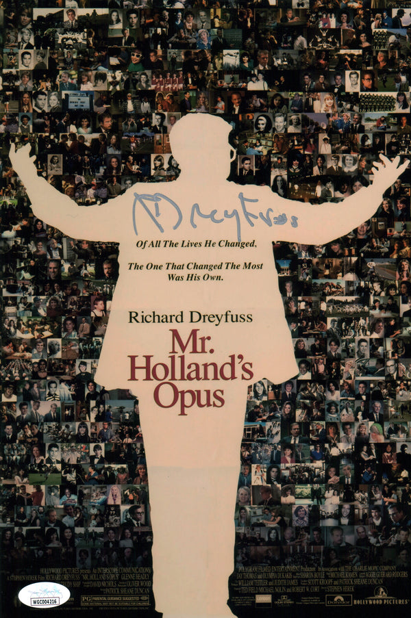Richard Dreyfuss Mr. Hollands Opus 8x12 Signed Photo Poster JSA COA Certified Autograph