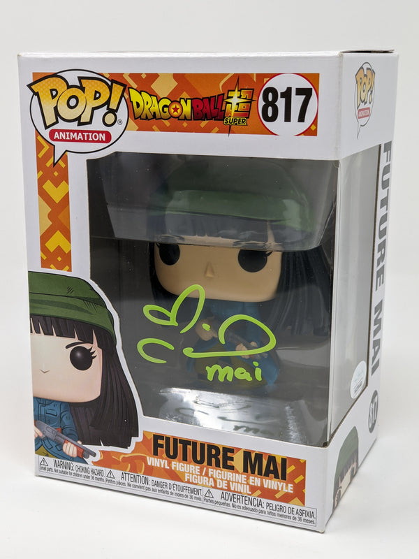 Colleen Clinkenbeard Dragon Ball Z Future Mai #817 Signed Funko Pop JSA Certified Autograph GalaxyCon