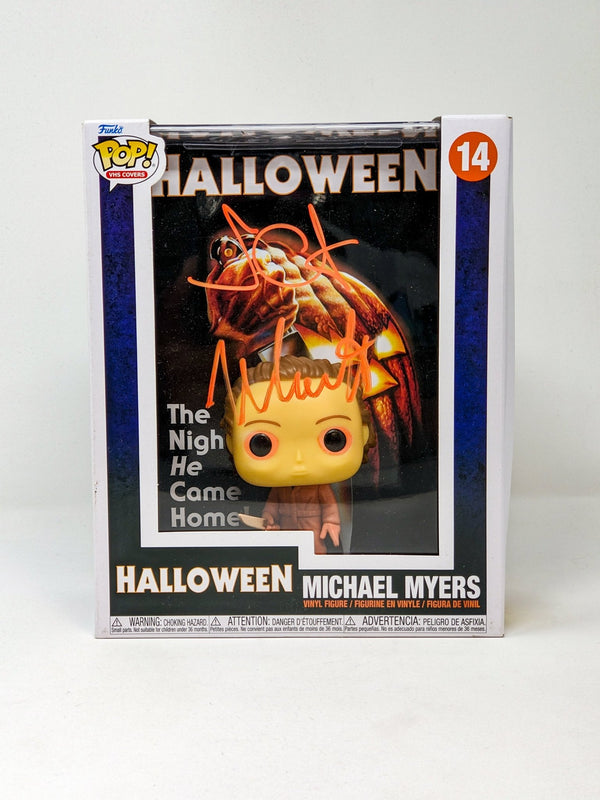 John Carpenter & Nick Castle Signed Halloween Michael Myers #14 Funko Pop JSA Certified Autograph