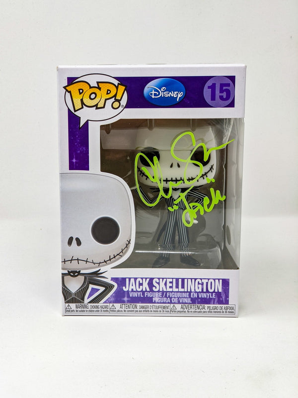 Chris Sarandon Disney Nightmare Before Christmas Jack Skellington #15 Signed Funko Pop JSA Certified Autograph