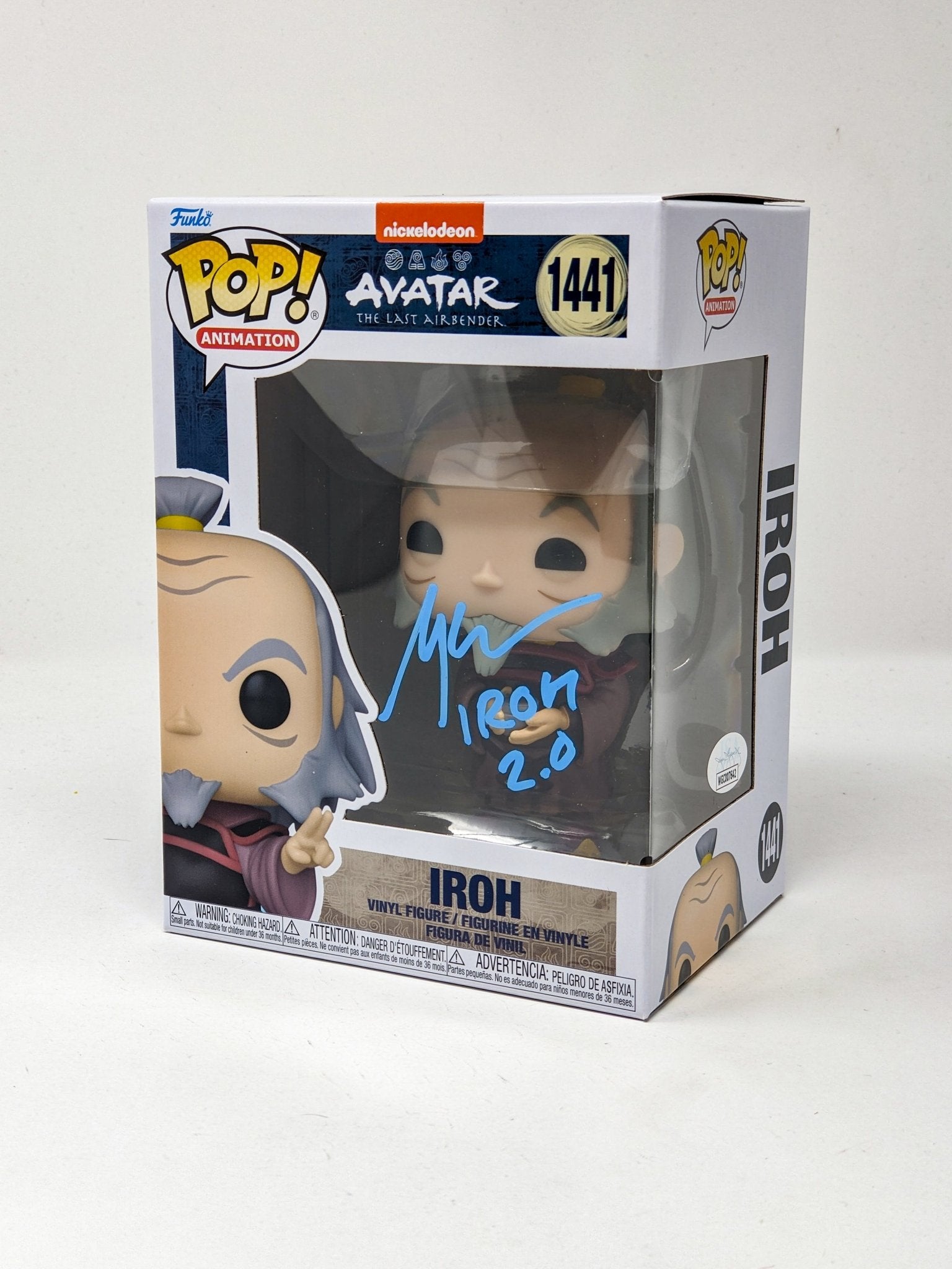 Greg Baldwin Avatar Last Airbender Iroh #1441 Signed Funko Pop JSA Certified Autograph