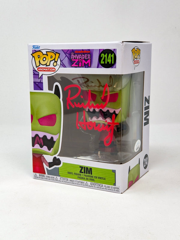 Richard Horvitz Signed Invader Zim #2141 Funko Pop JSA Certified Autograph