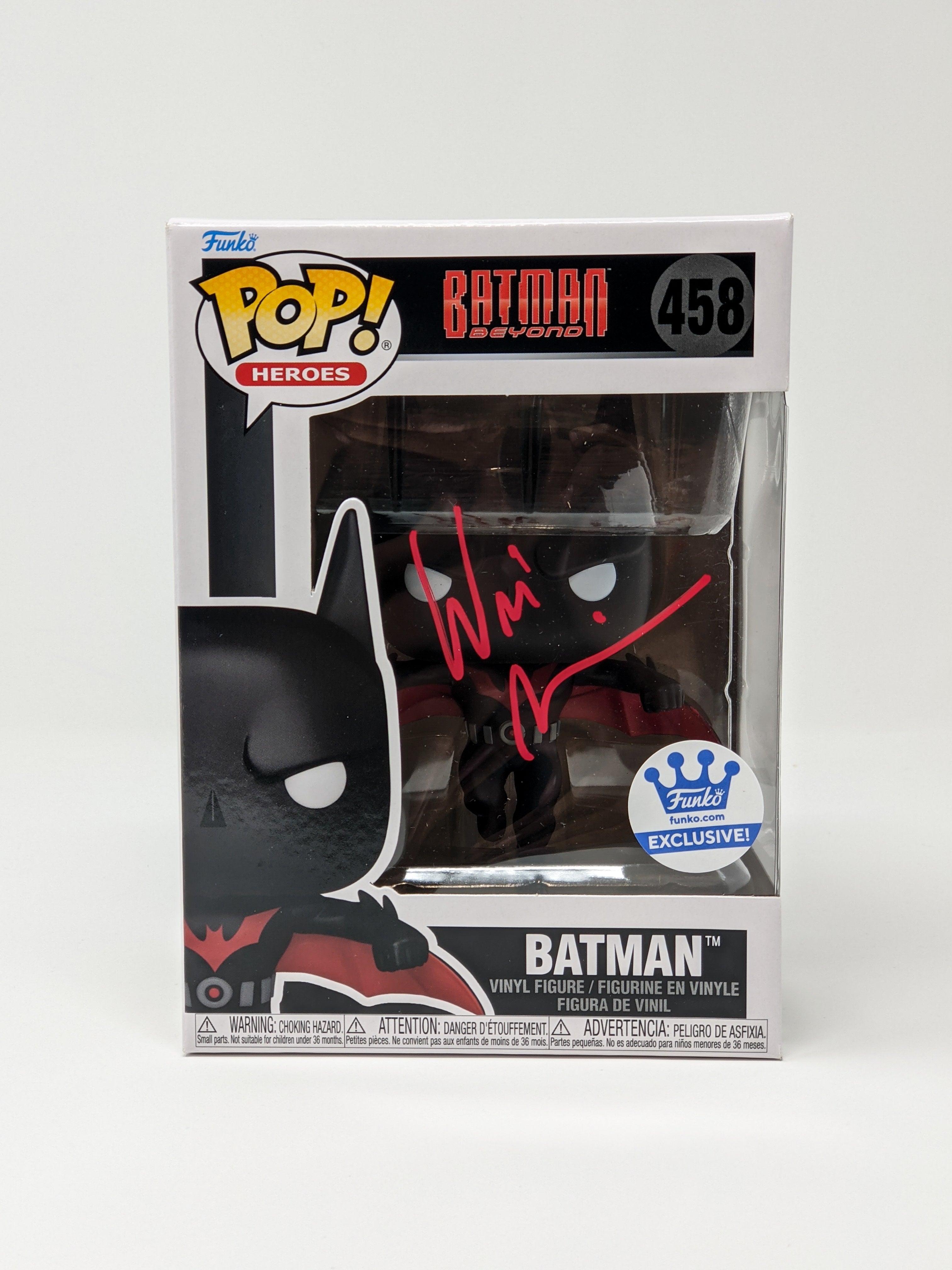 Will Friedle DC Batman Beyond #458 Exclusive Signed Funko Pop JSA Certified Autograph