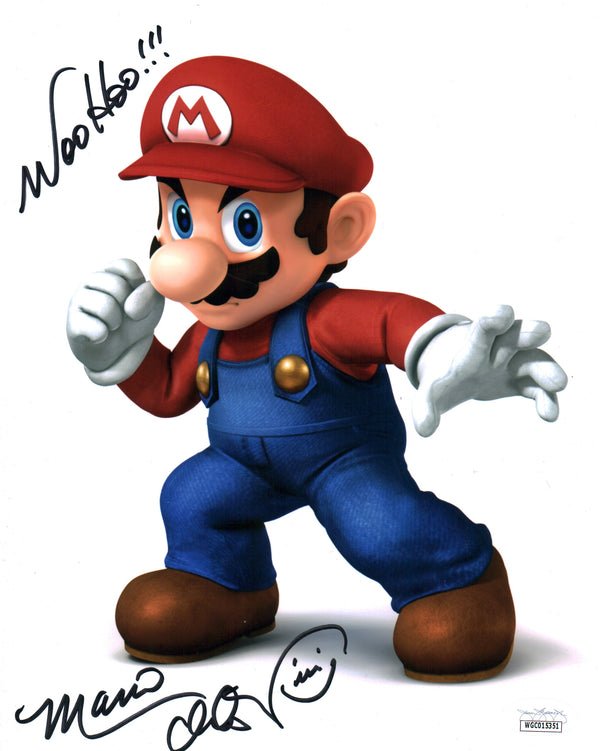 Charles Martinet Super Mario 8x10 Signed Photo JSA COA Certified Autograph GalaxyCon