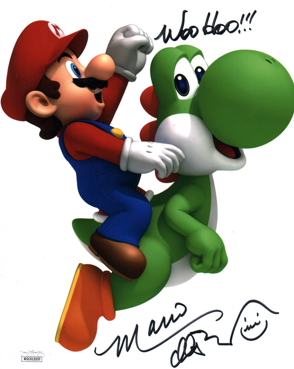 Charles Martinet Super Mario 8x10 Signed Photo JSA Certified Autograph