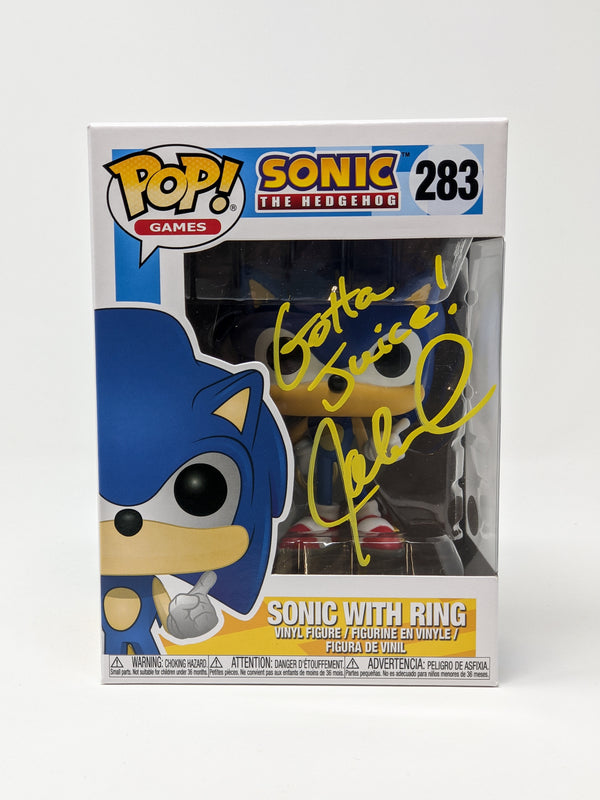 Jaleel White Sonic With Ring #283 Signed Funko Pop JSA Certified Autograph