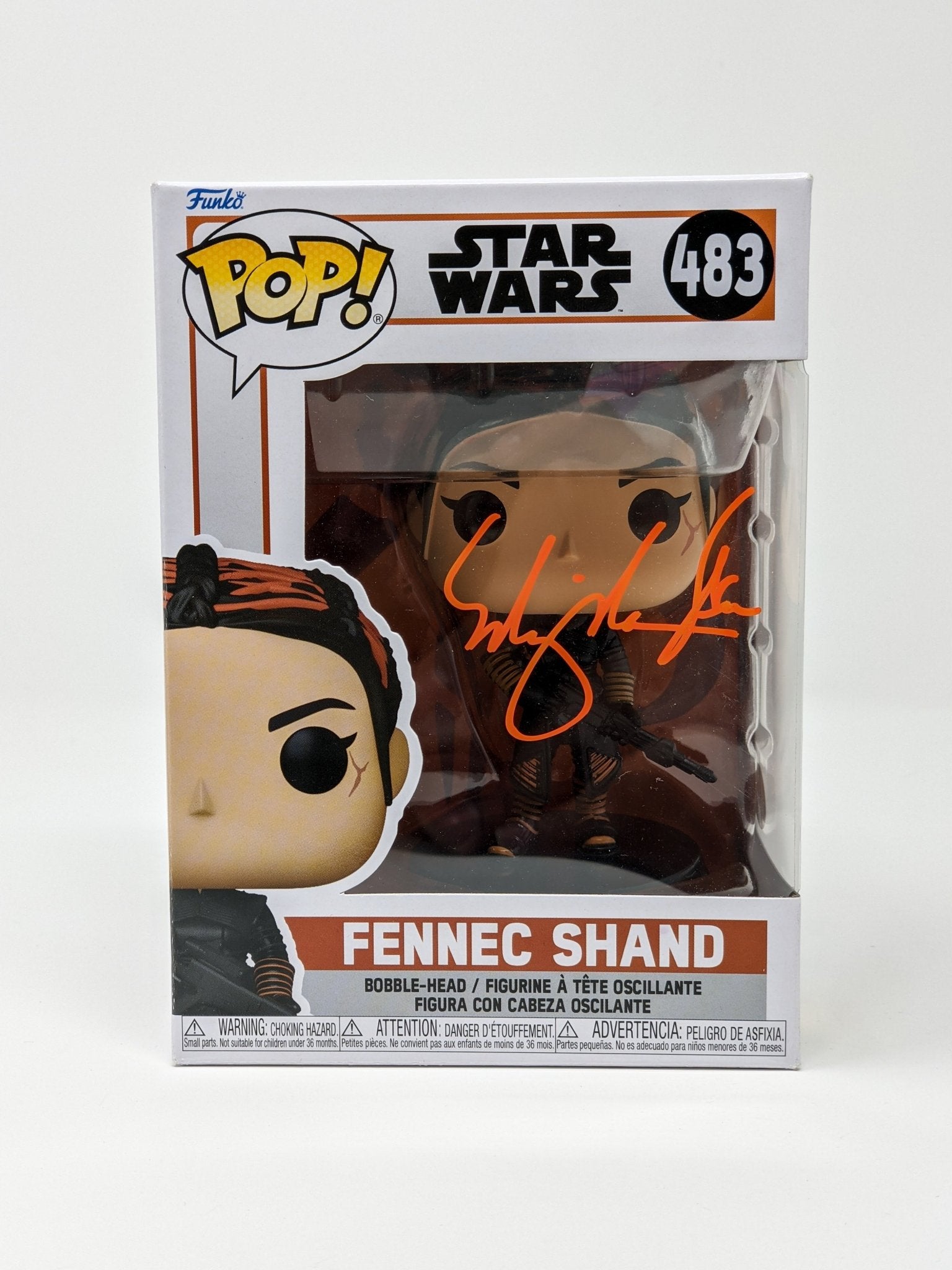 Ming Na Wen Fennec Shand #483 Signed Funko Pop JSA Certified Autograph