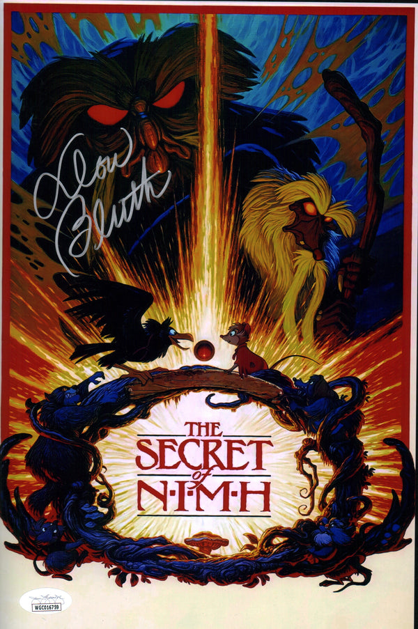 Don Bluth Secret of NIMH 8x12 Signed Photo JSA Certified Autograph