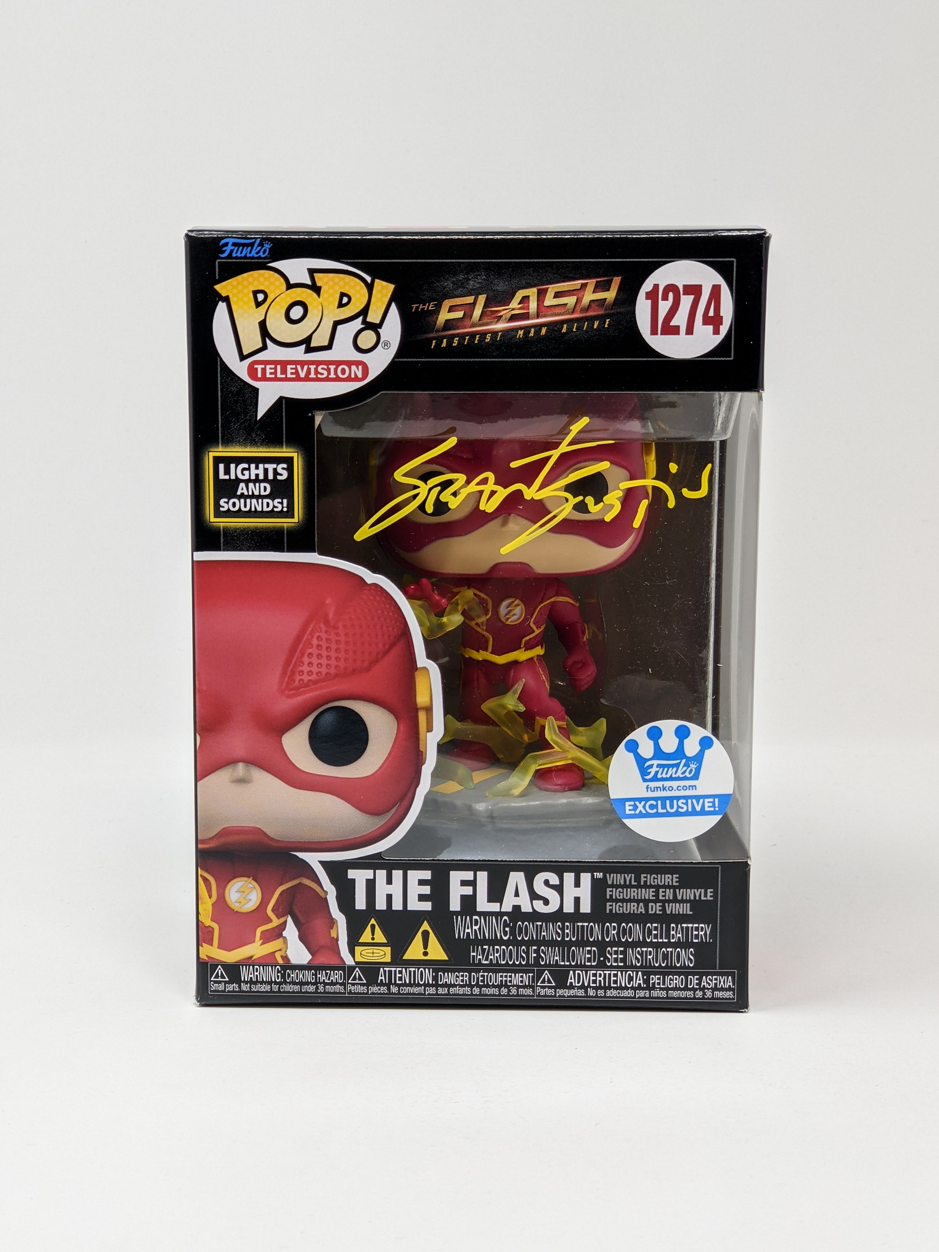 Grant Gustin DC The Flash #1274 Exclusive Signed Funko Pop JSA Certified Autograph