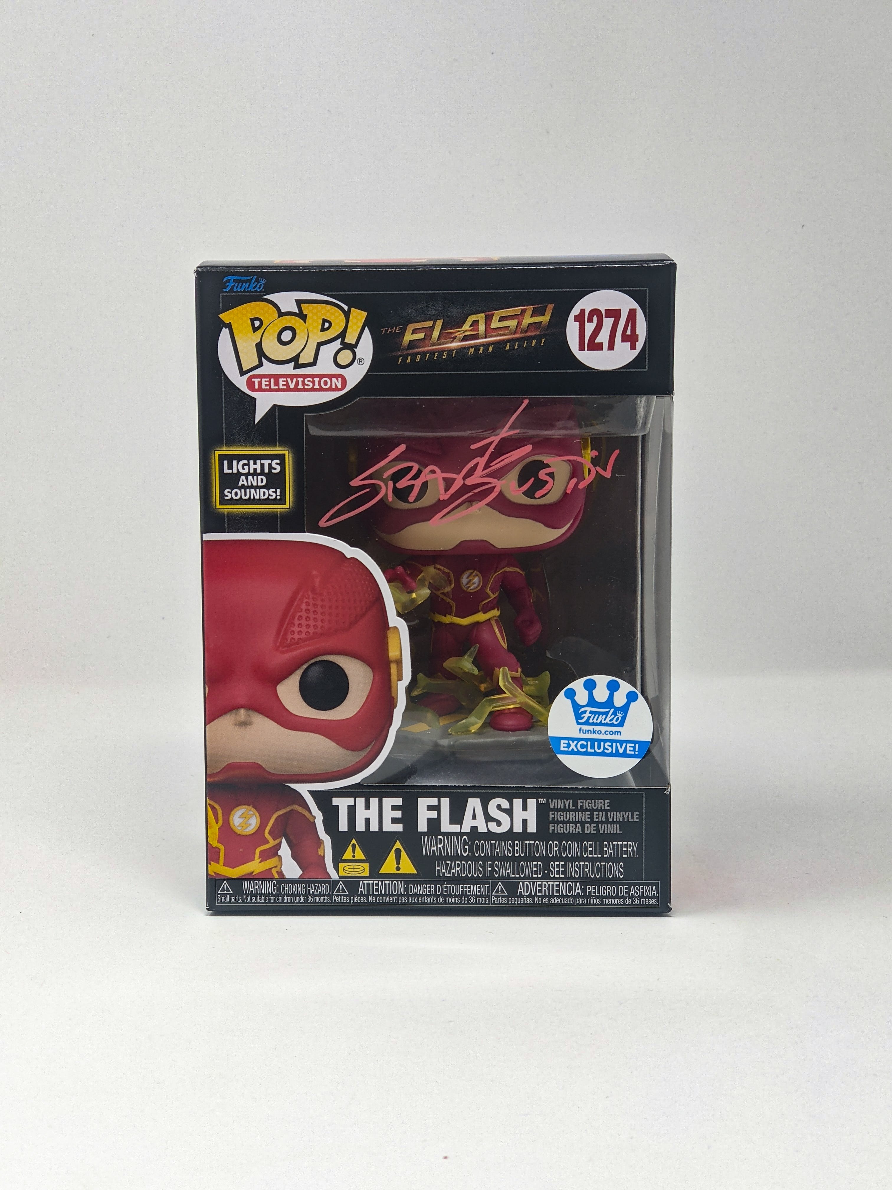 Grant Gustin DC The Flash #1274 Exclusive Signed Funko Pop JSA Certified Autograph GalaxyCon