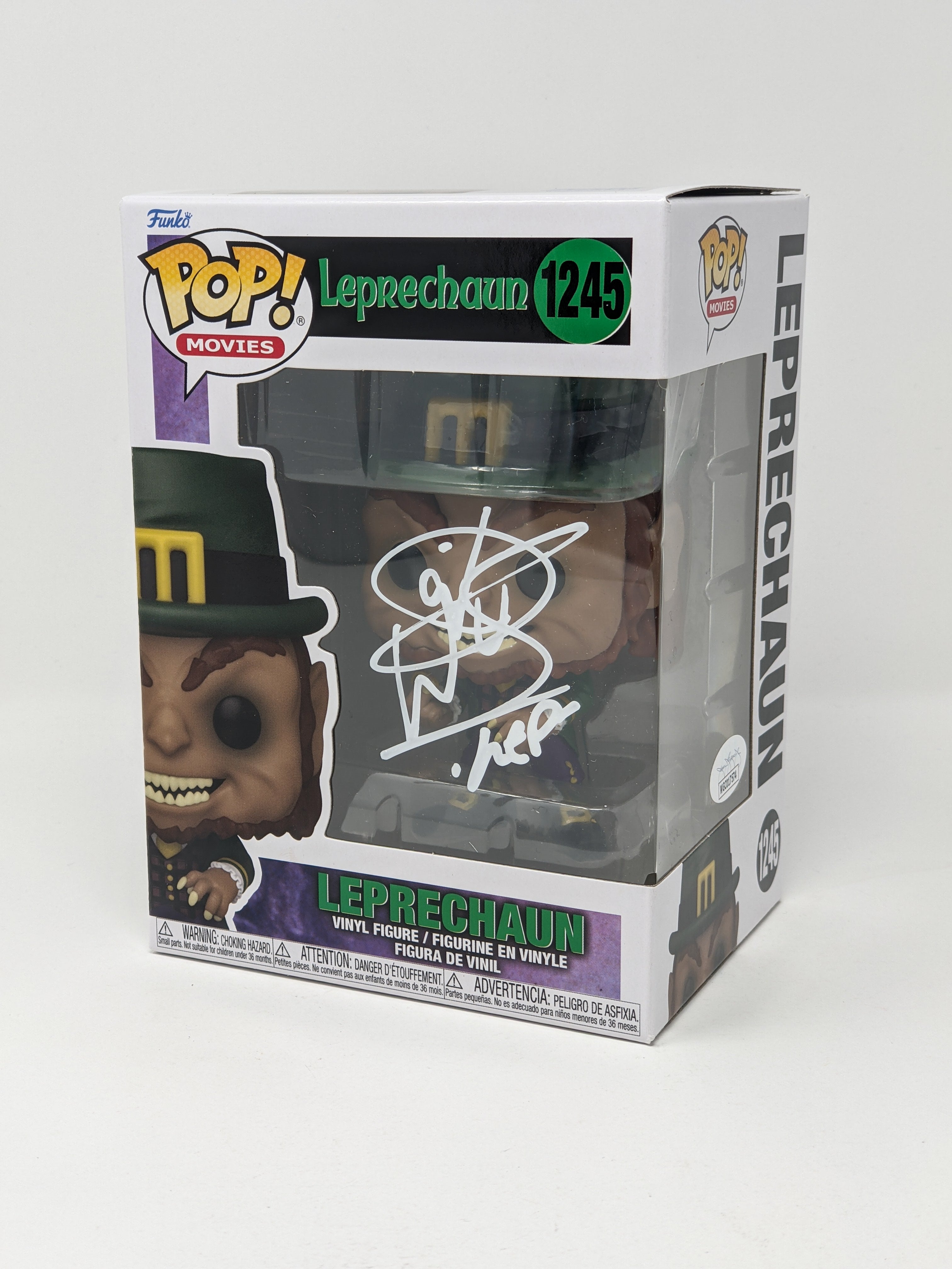 Warwick Davis Leprechaun #1245 Signed Funko Pop JSA Certified Autograph