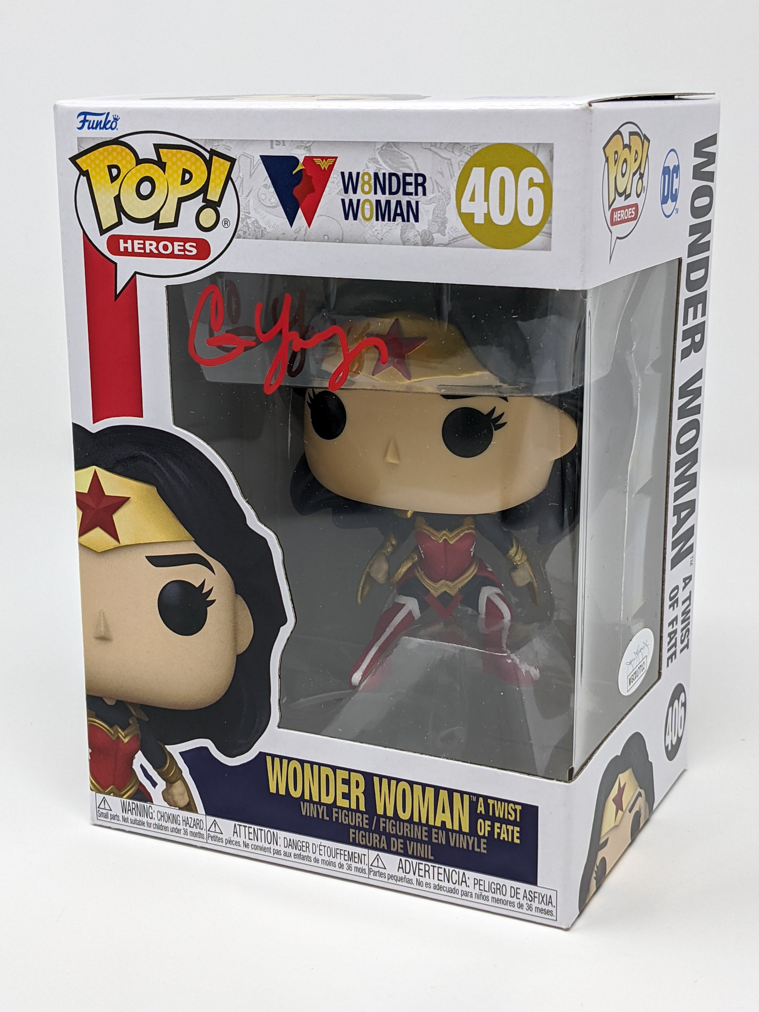 Caitlin Yarsky DC Wonder Woman #406 Signed Funko Pop JSA Certified Autograph