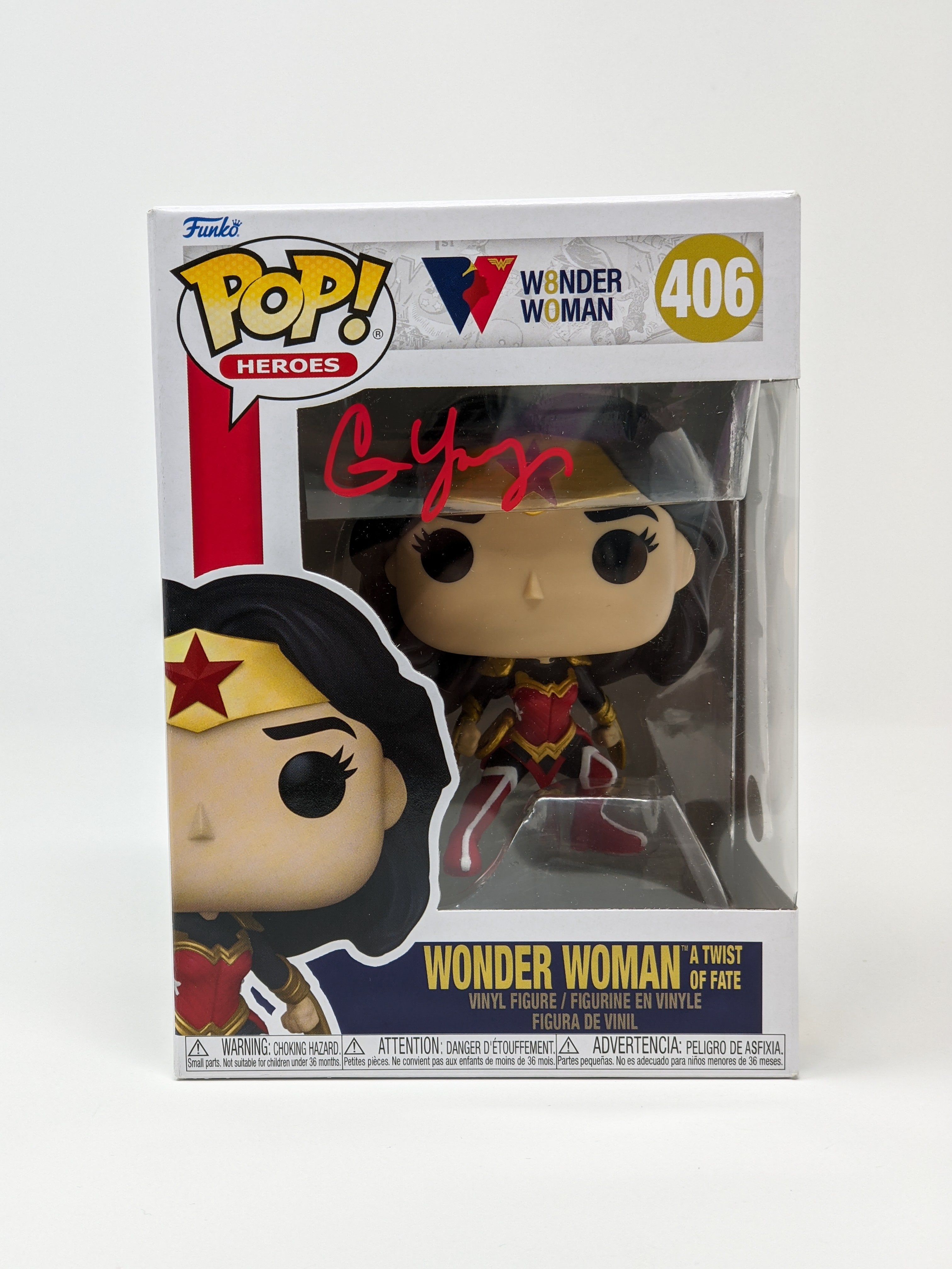 Caitlin Yarsky DC Wonder Woman #406 Signed Funko Pop JSA Certified Autograph