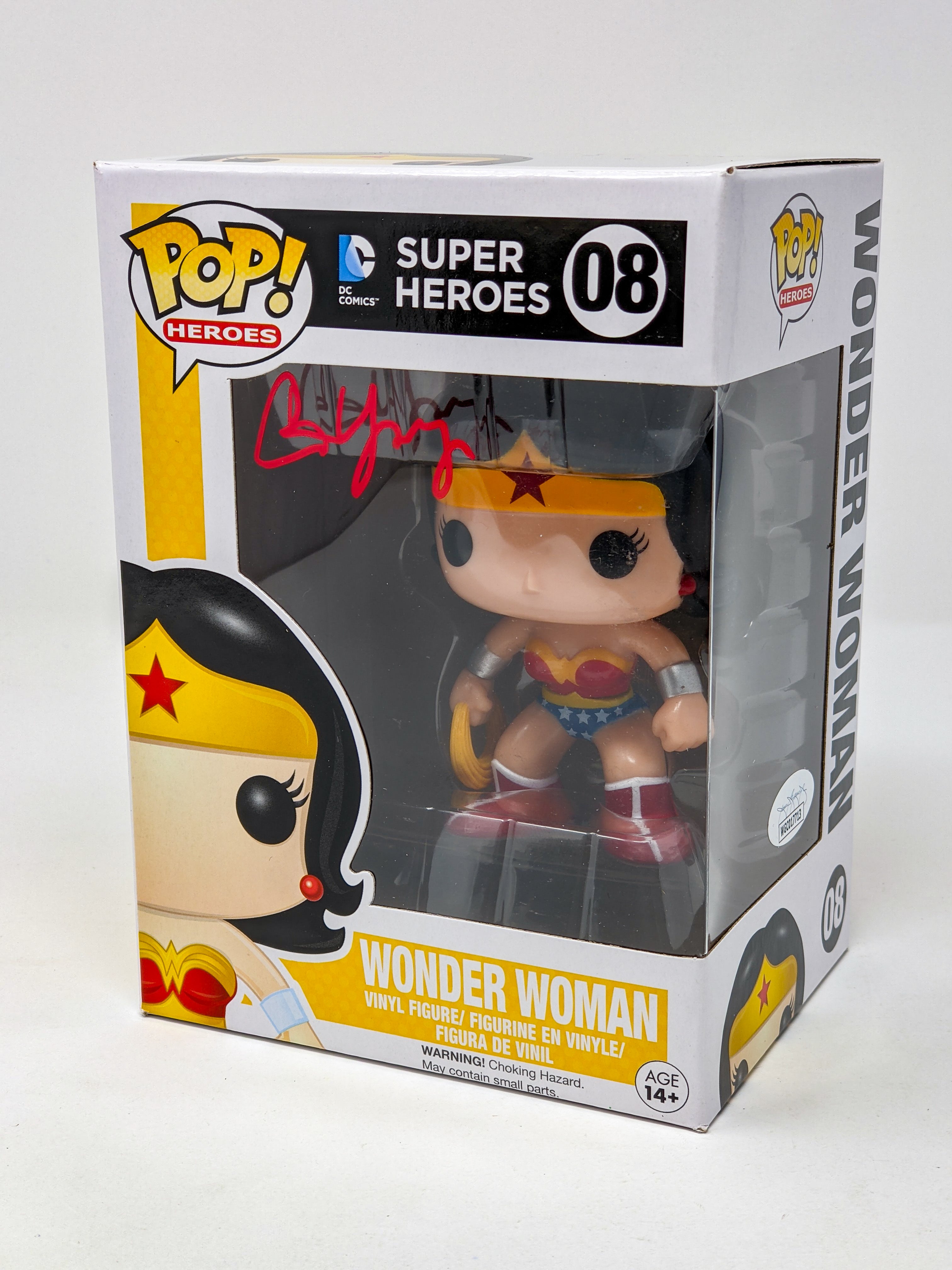 Caitlin Yarsky DC Wonder Woman #08 Signed Funko Pop JSA Certified Autograph