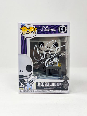 Chris Sarandon Disney Nightmare Before Christmas Jack Skellington #1356 Signed Funko Pop JSA Certified Autograph GalaxyCon