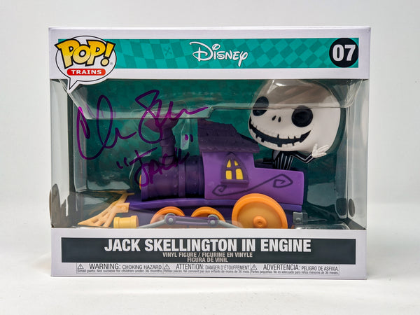 Chris Sarandon Disney Jack Skellington in Engine #07 Large Signed Funko Pop JSA Certified Autograph GalaxyCon