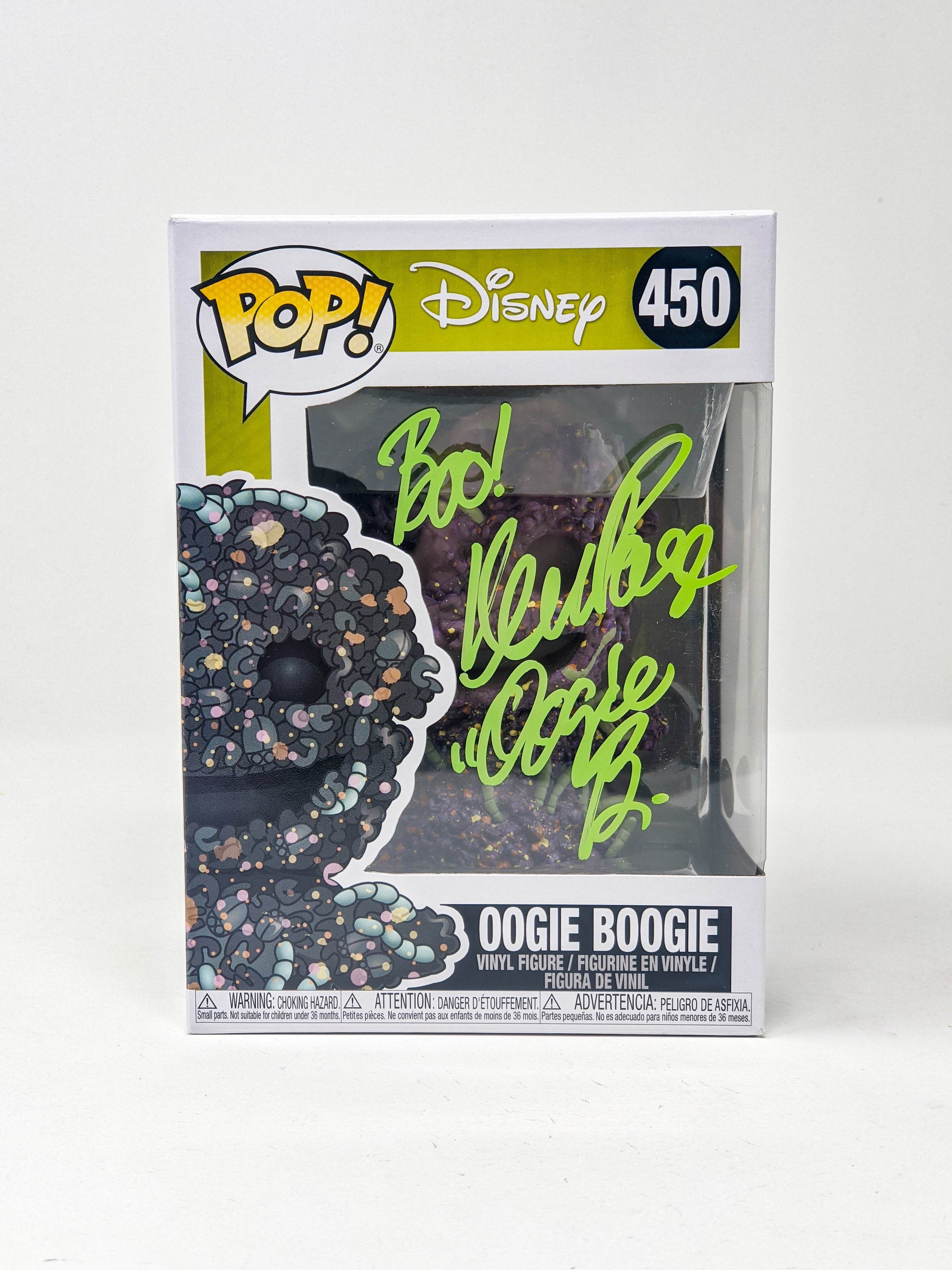 Ken Page Disney Nightmare Before Christmas Oogie Boogie #450 Signed Funko Pop JSA Certified Autograph GalaxyCon