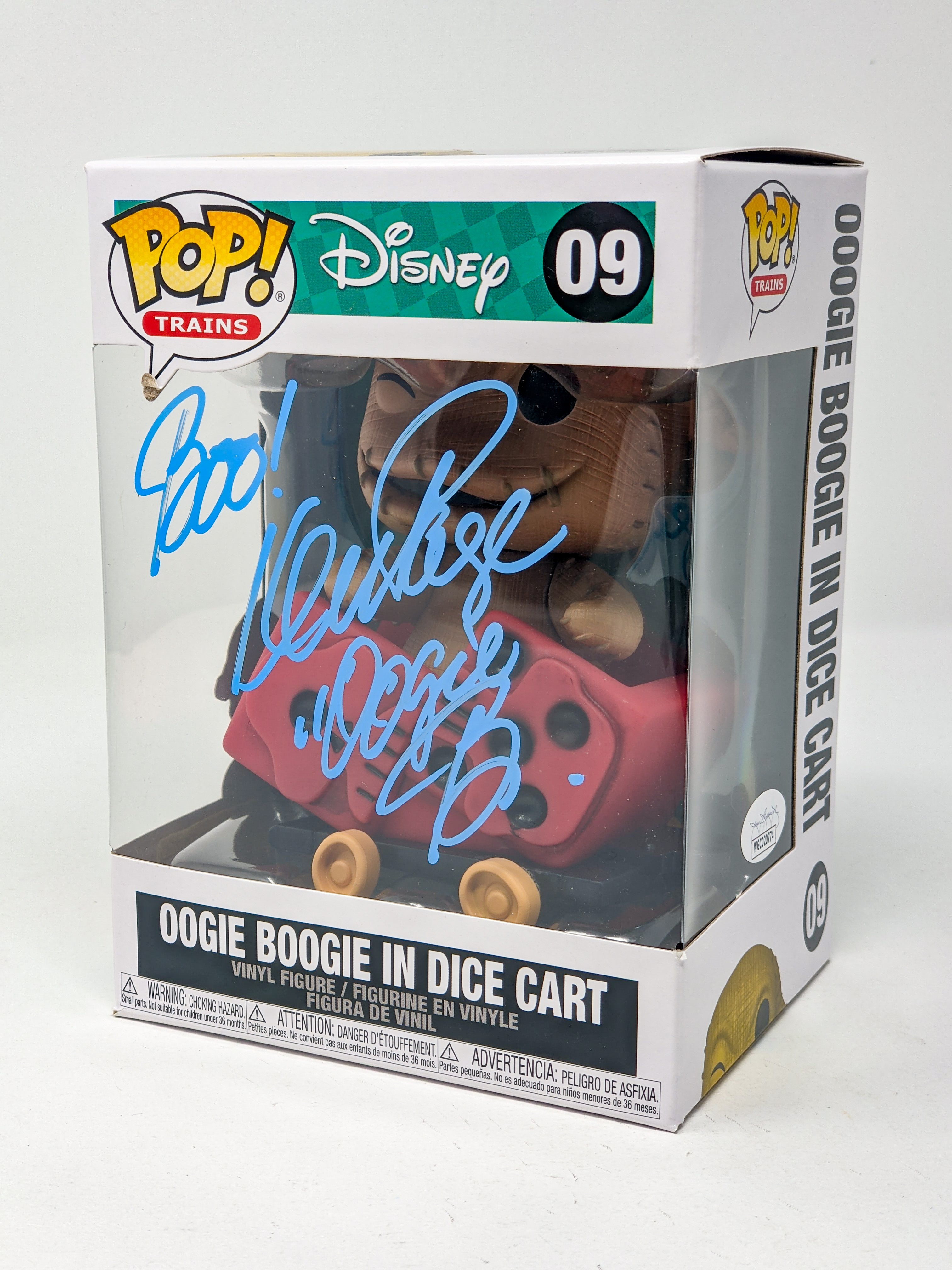 Ken Page Disney Nightmare Before Christmas Oogie Boogie #09 Signed Funko POP JSA Certified Autograph