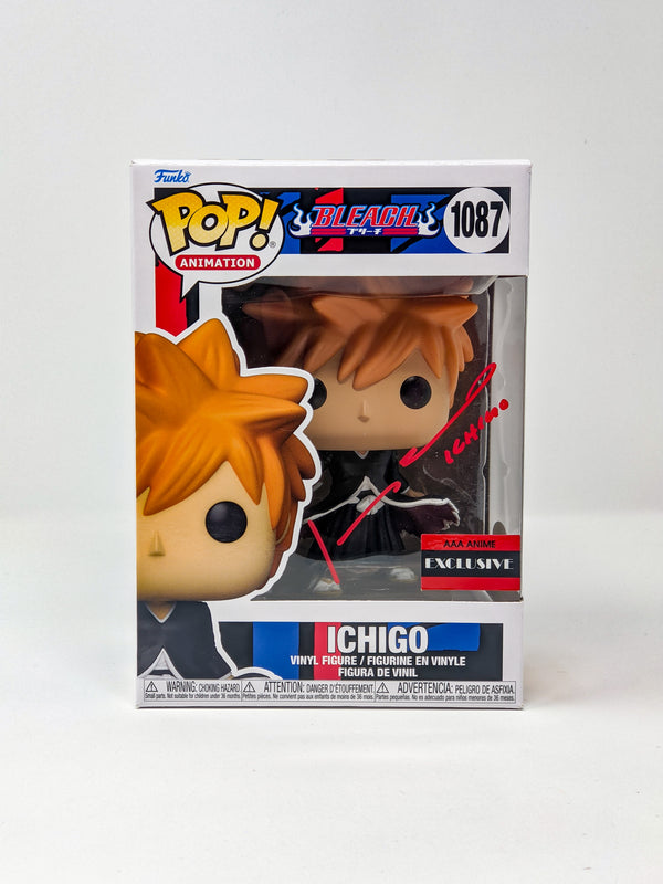 Johnny Yong Bosch Bleach Ichigo #1087 Exclusive Signed Funko POP! JSA Certified Autograph