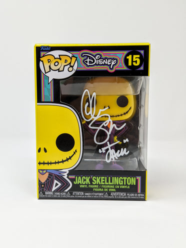 Chris Sarandon Disney Nightmare Before Christmas Jack Skellington #15 Exclusive Signed Funko Pop JSA COA Certified Autograph GalaxyCon