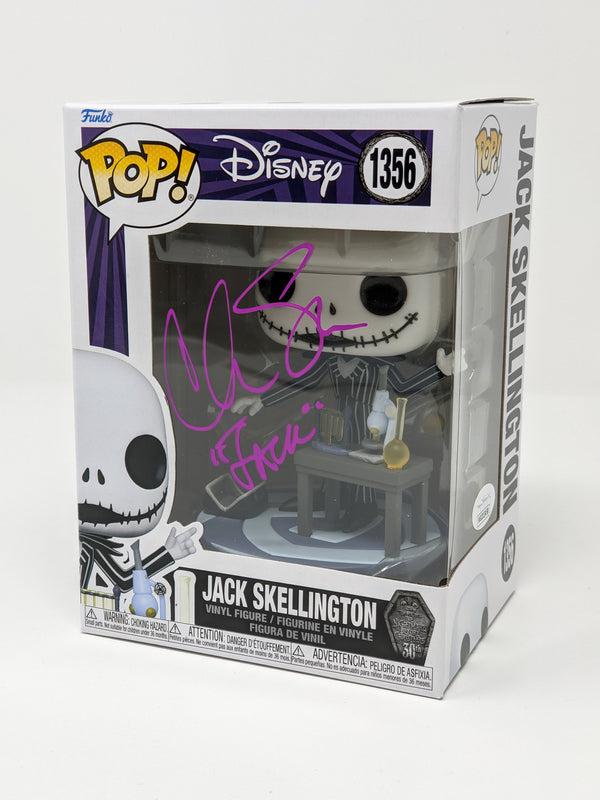 Chris Sarandon Disney Nightmare Before Christmas Jack Skellington #1356 Signed Funko Pop JSA Certified Autograph
