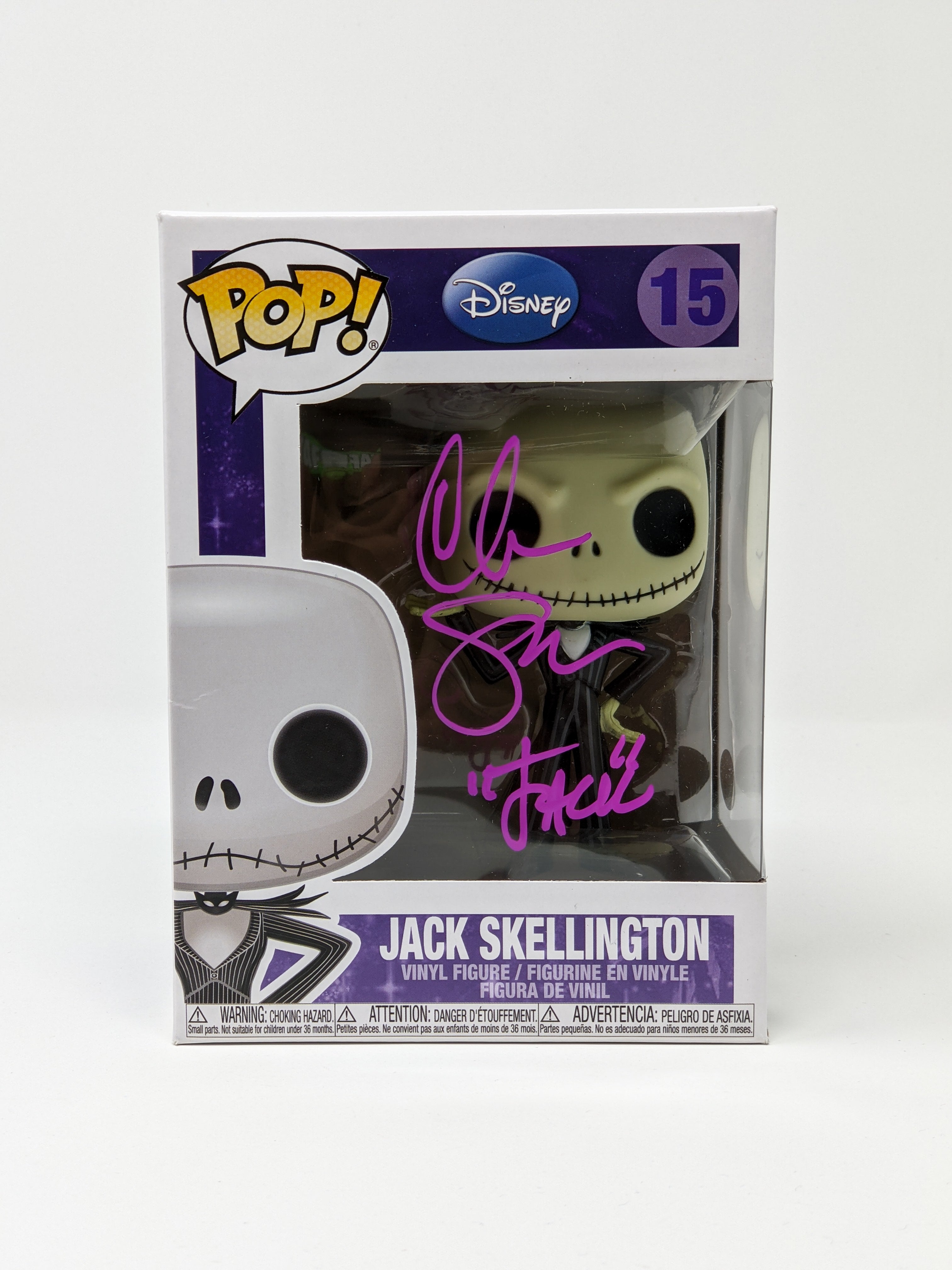 Chris Sarandon Disney Nightmare Before Christmas Jack Skellington #15 Signed Funko Pop JSA COA Certified Autograph GalaxyCon