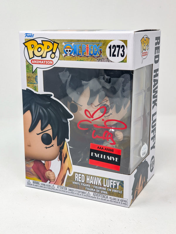 Colleen Clinkenbeard One Piece Red Hawk Luffy #1273 Signed Funko Pop JSA Certified Autograph