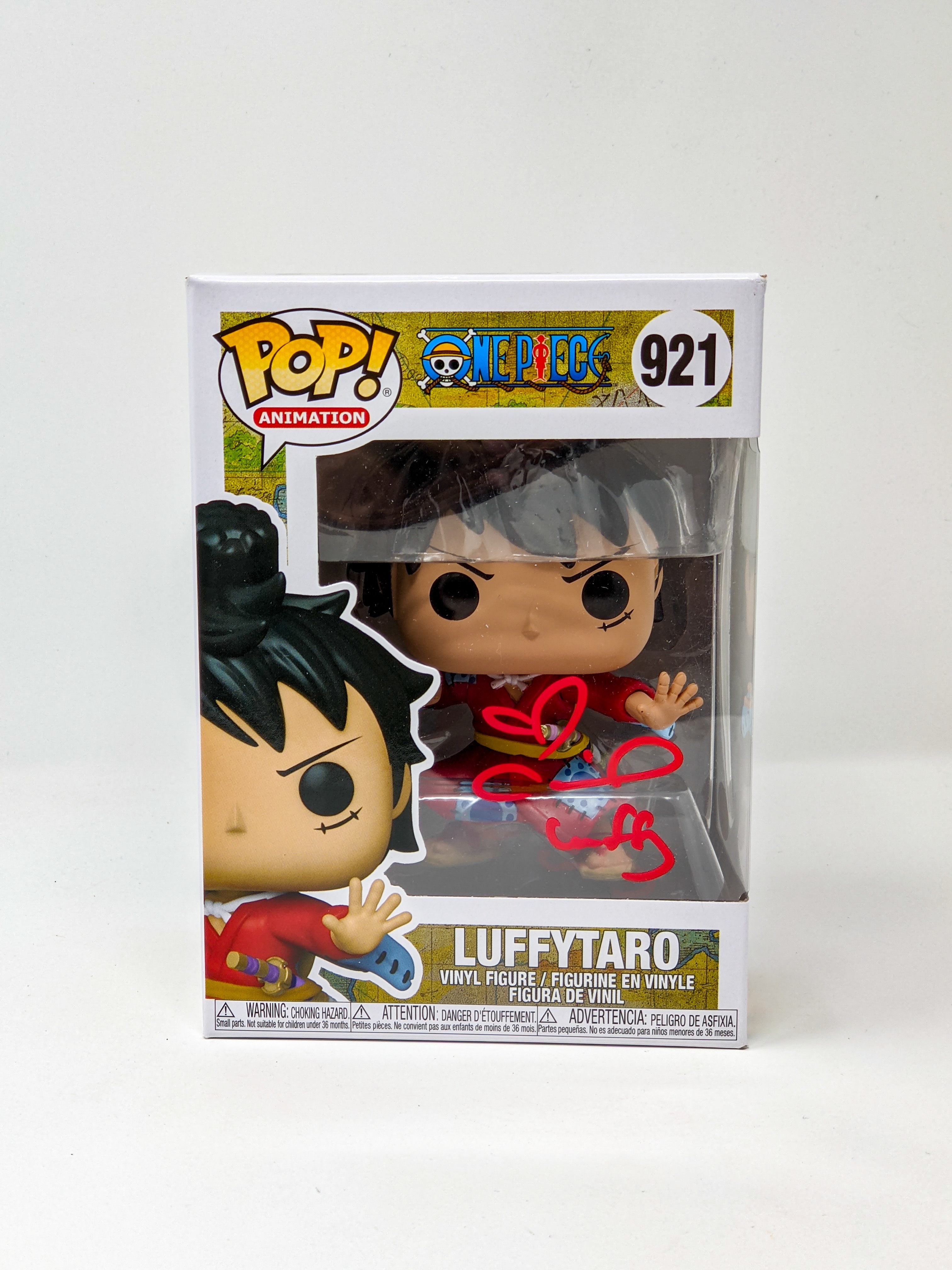 Colleen Clinkenbeard One Piece Luffytaro  #921 Signed Funko Pop JSA Certified Autograph