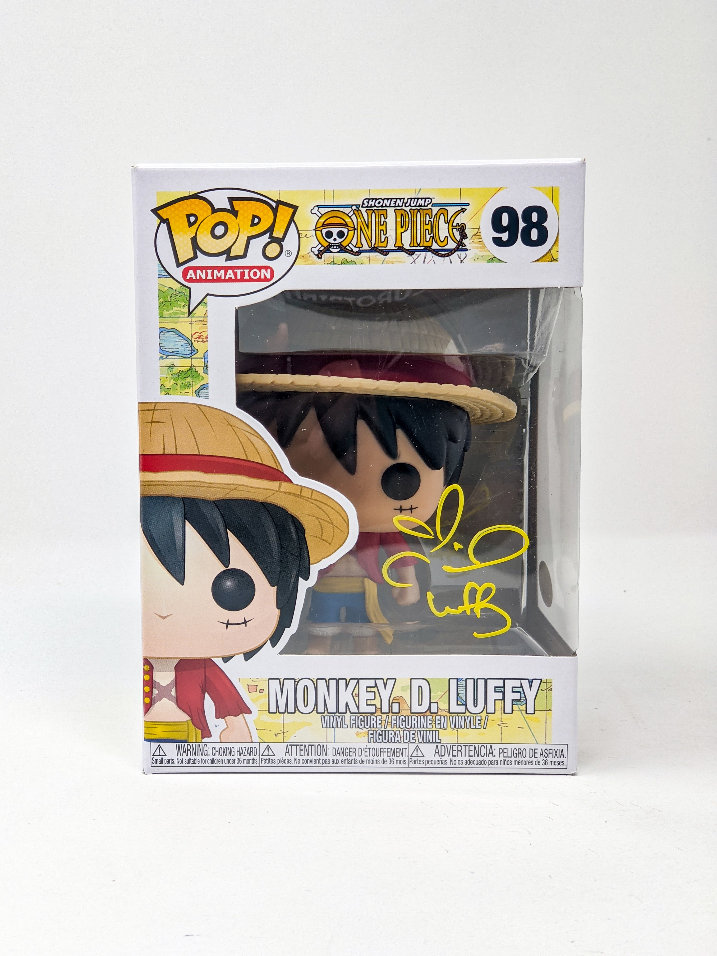 Colleen Clinkenbeard One Piece Monkey D Luffy #98 Signed Funko Pop JSA Certified Autograph