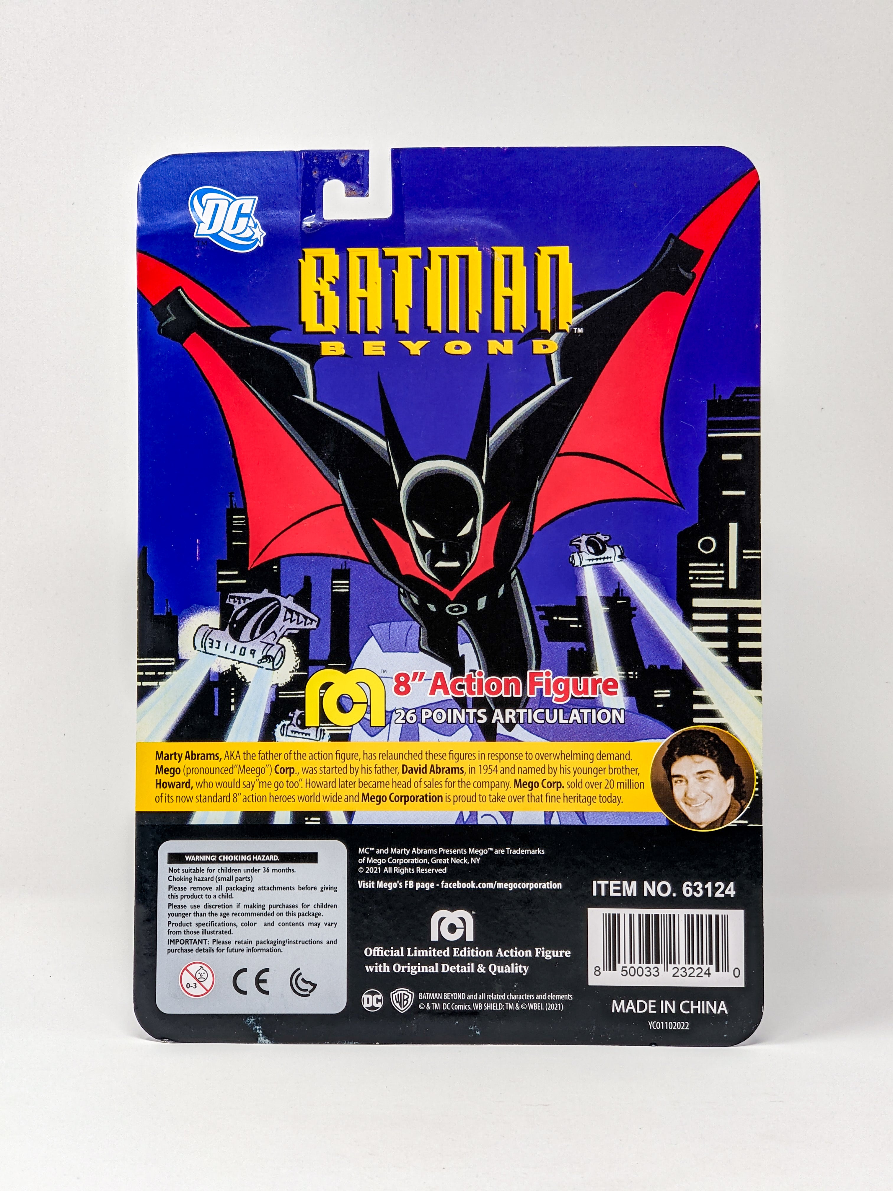 Will Friedle DC Batman Beyond Signed Exclusive Mego Action Figure JSA Certified Autograph