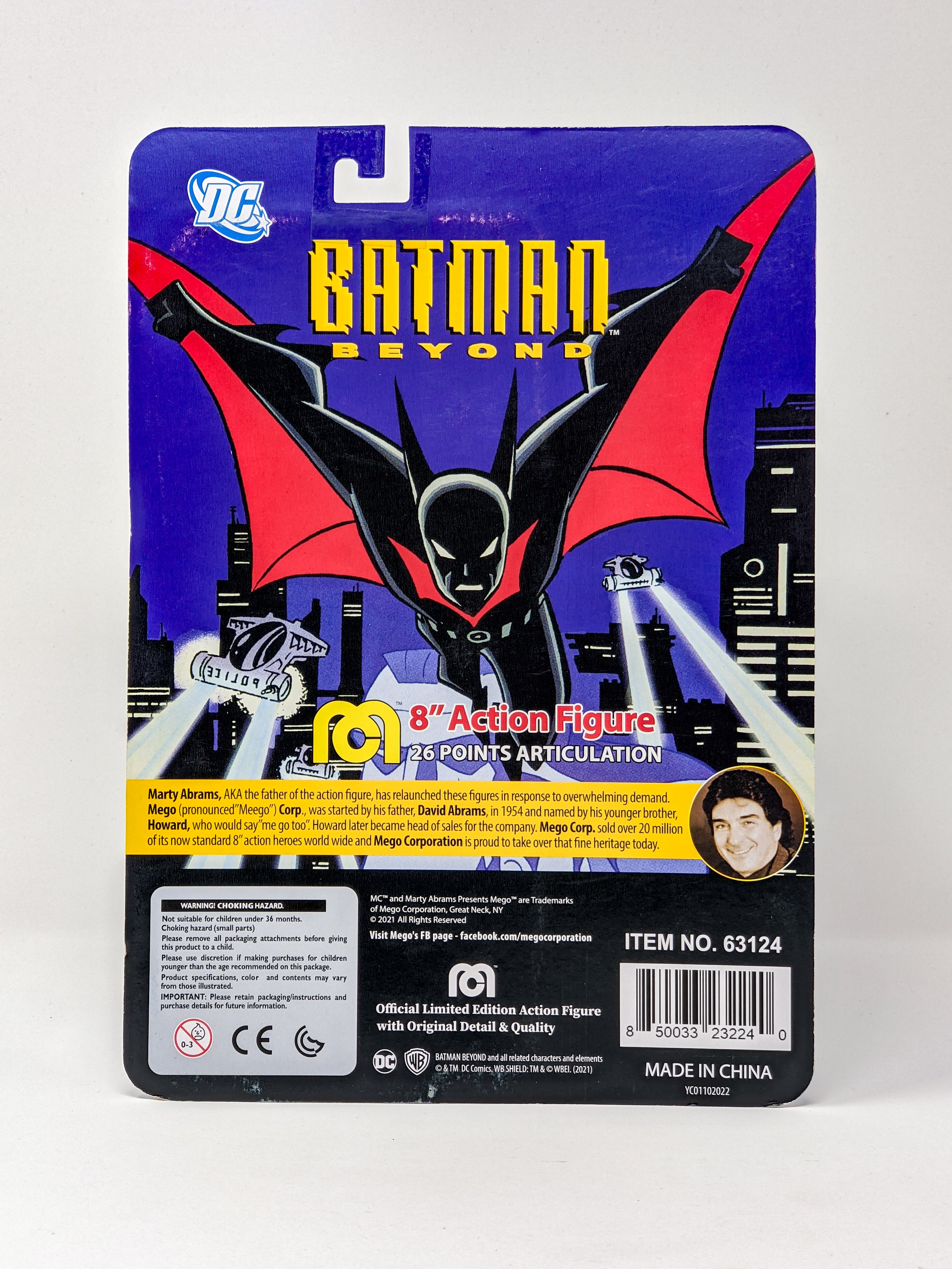 Will Friedle DC Batman Beyond Signed Exclusive Mego Action Figure JSA Certified Autograph