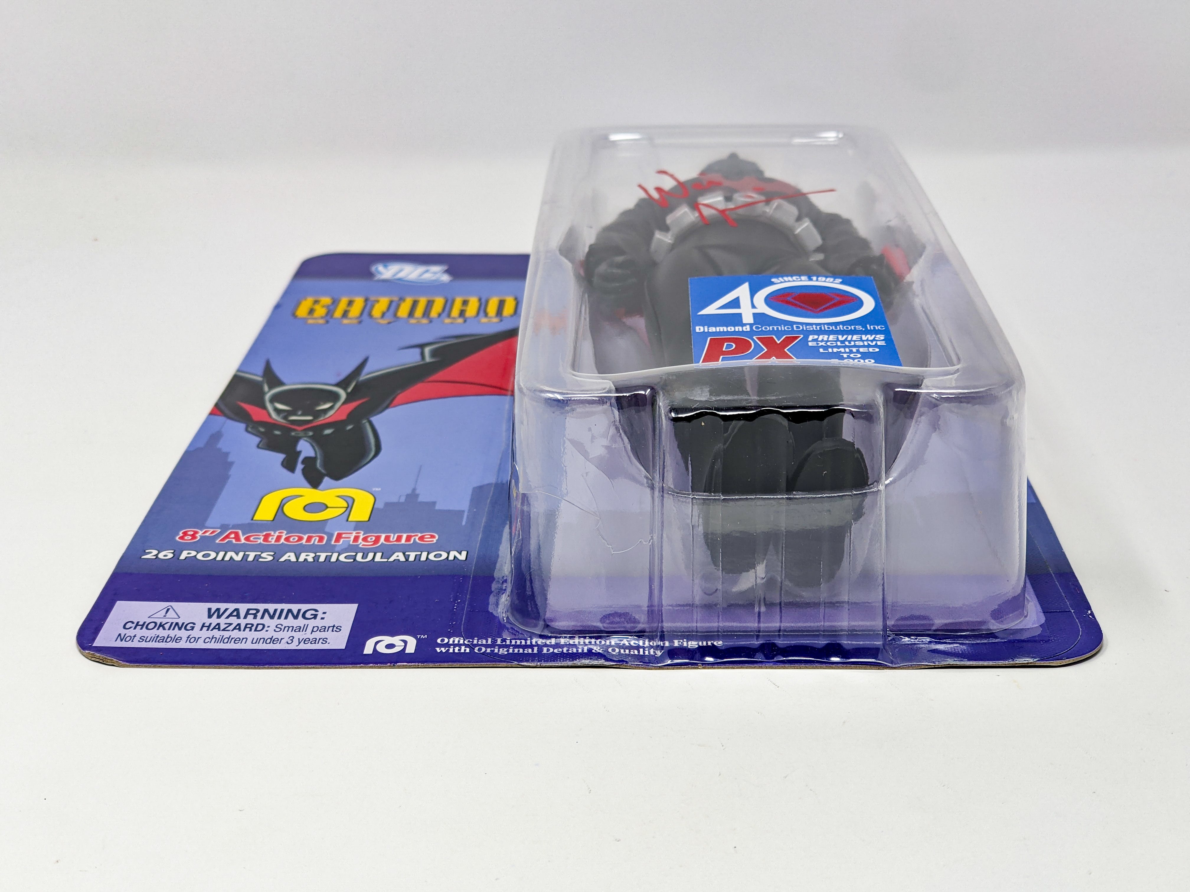 Will Friedle DC Batman Beyond Signed Exclusive Mego Action Figure JSA Certified Autograph