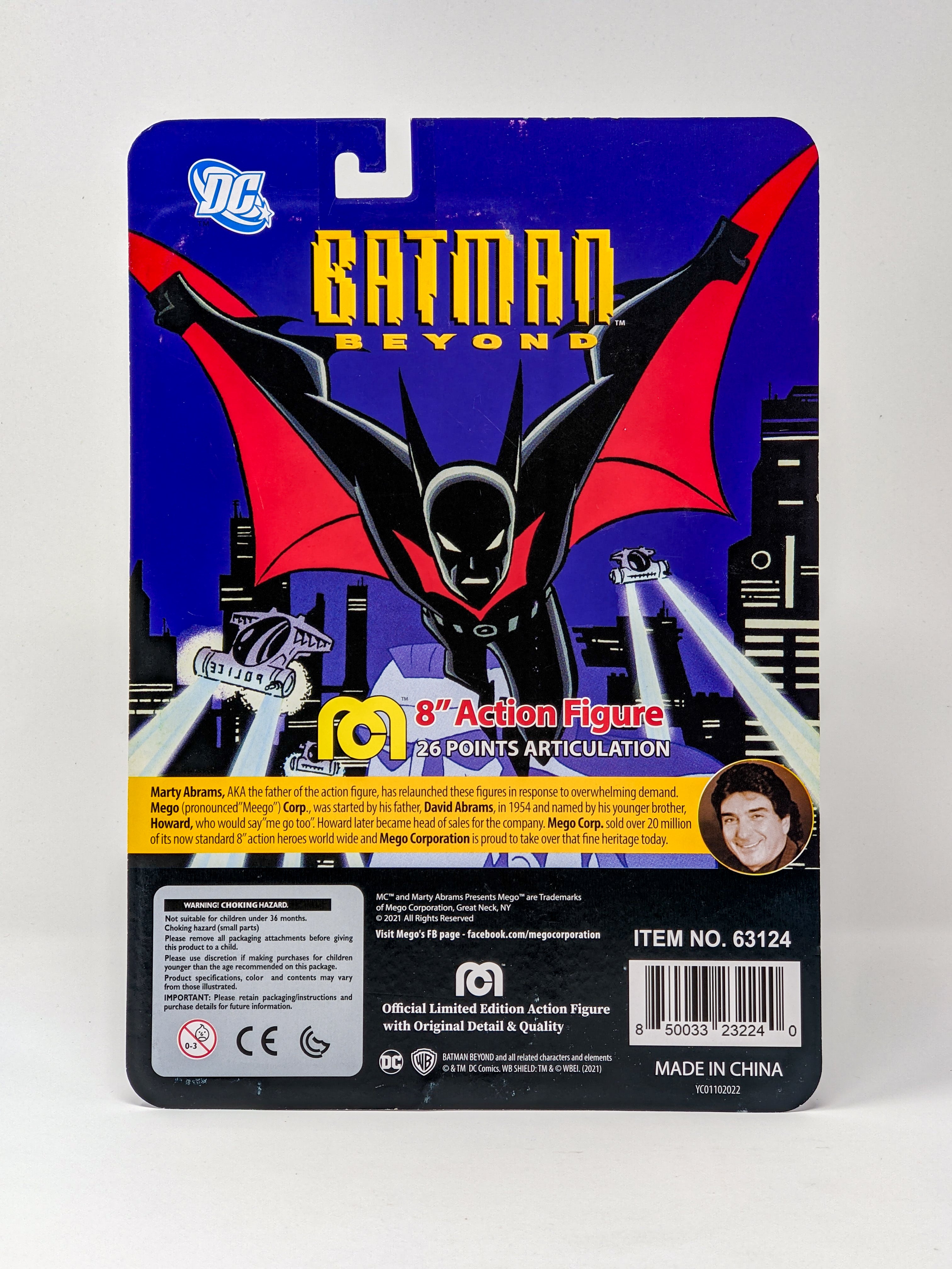 Will Friedle DC Batman Beyond Signed Exclusive Mego Action Figure JSA Certified Autograph