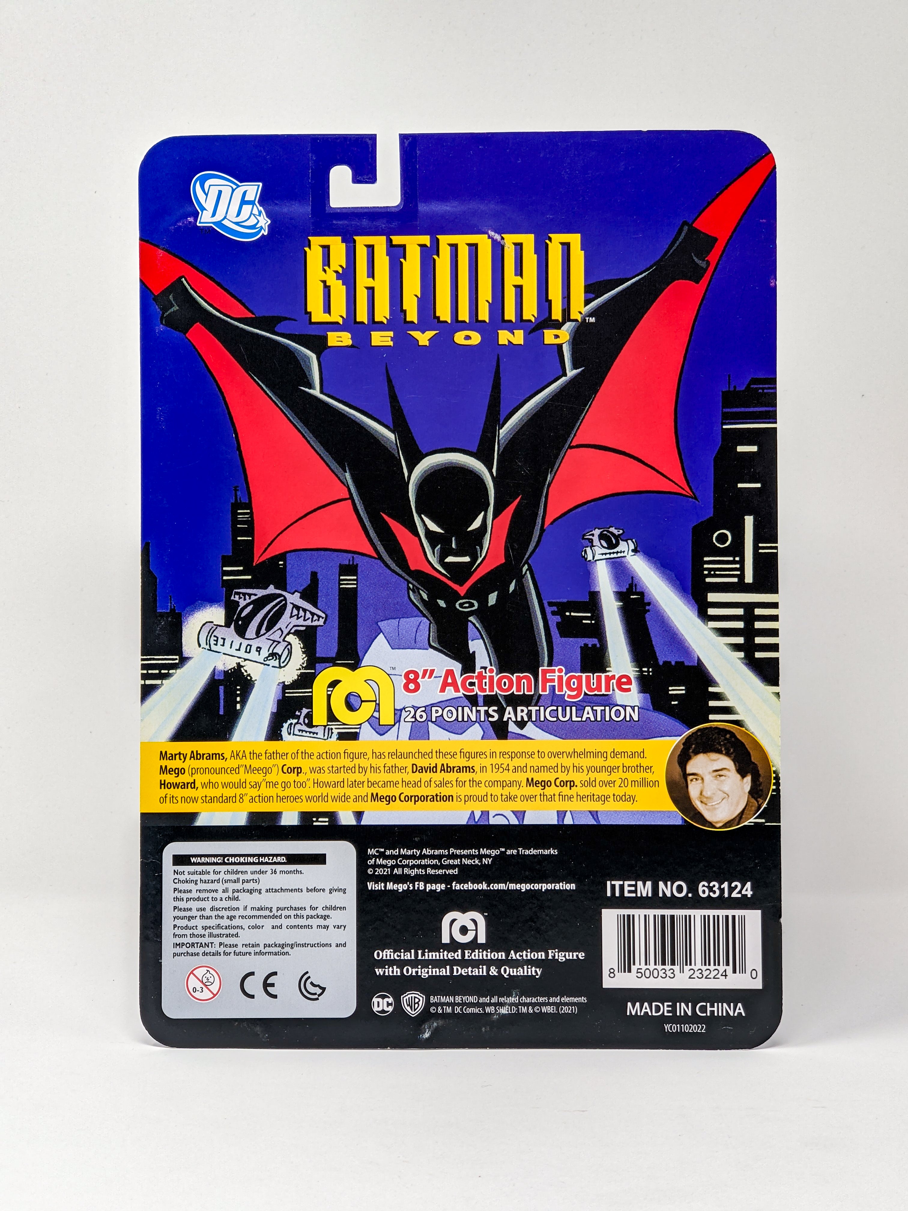 Will Friedle DC Batman Beyond Signed Exclusive Mego Action Figure JSA Certified Autograph