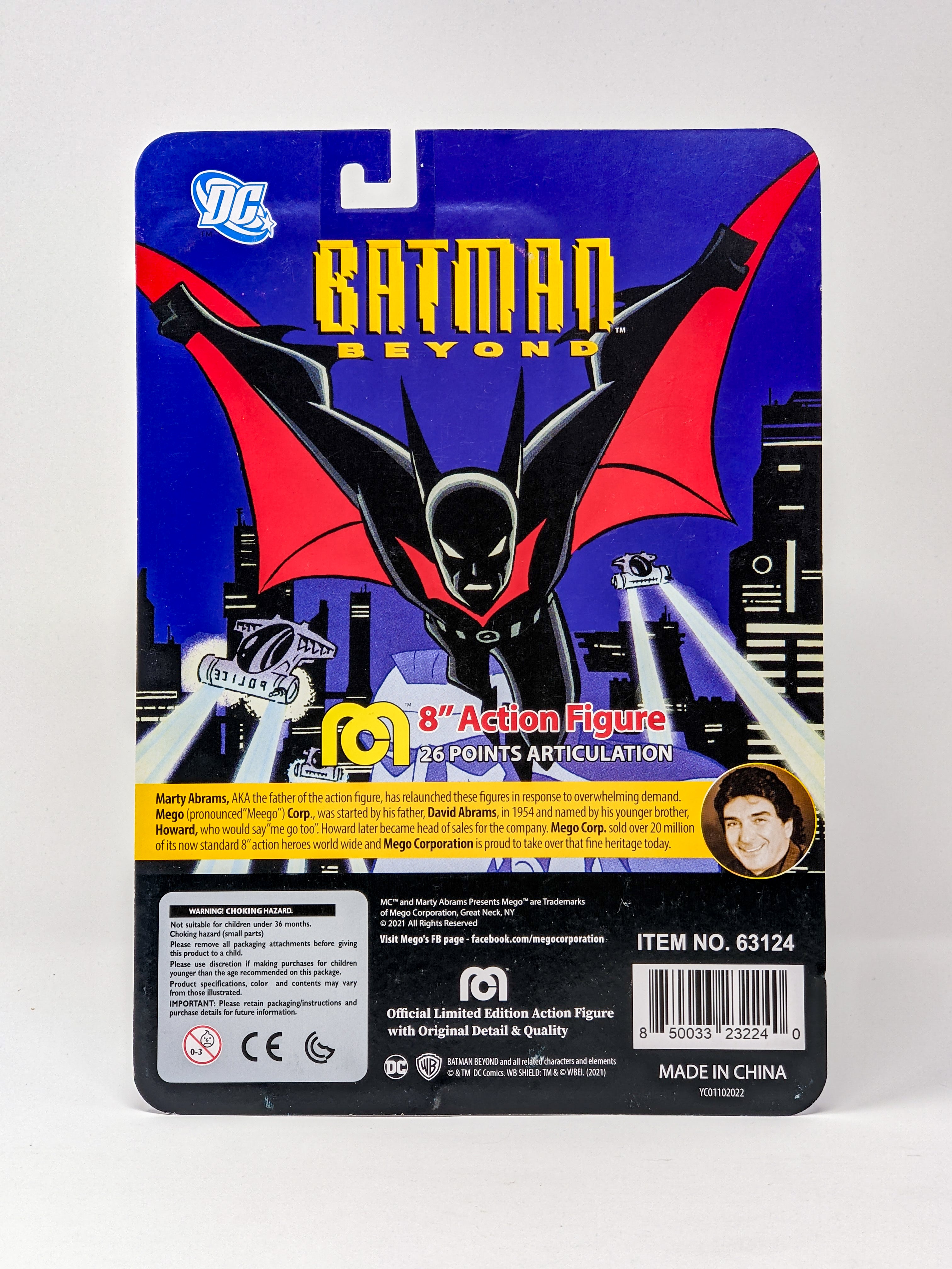 Will Friedle DC Batman Beyond Signed Exclusive Mego Action Figure JSA Certified Autograph