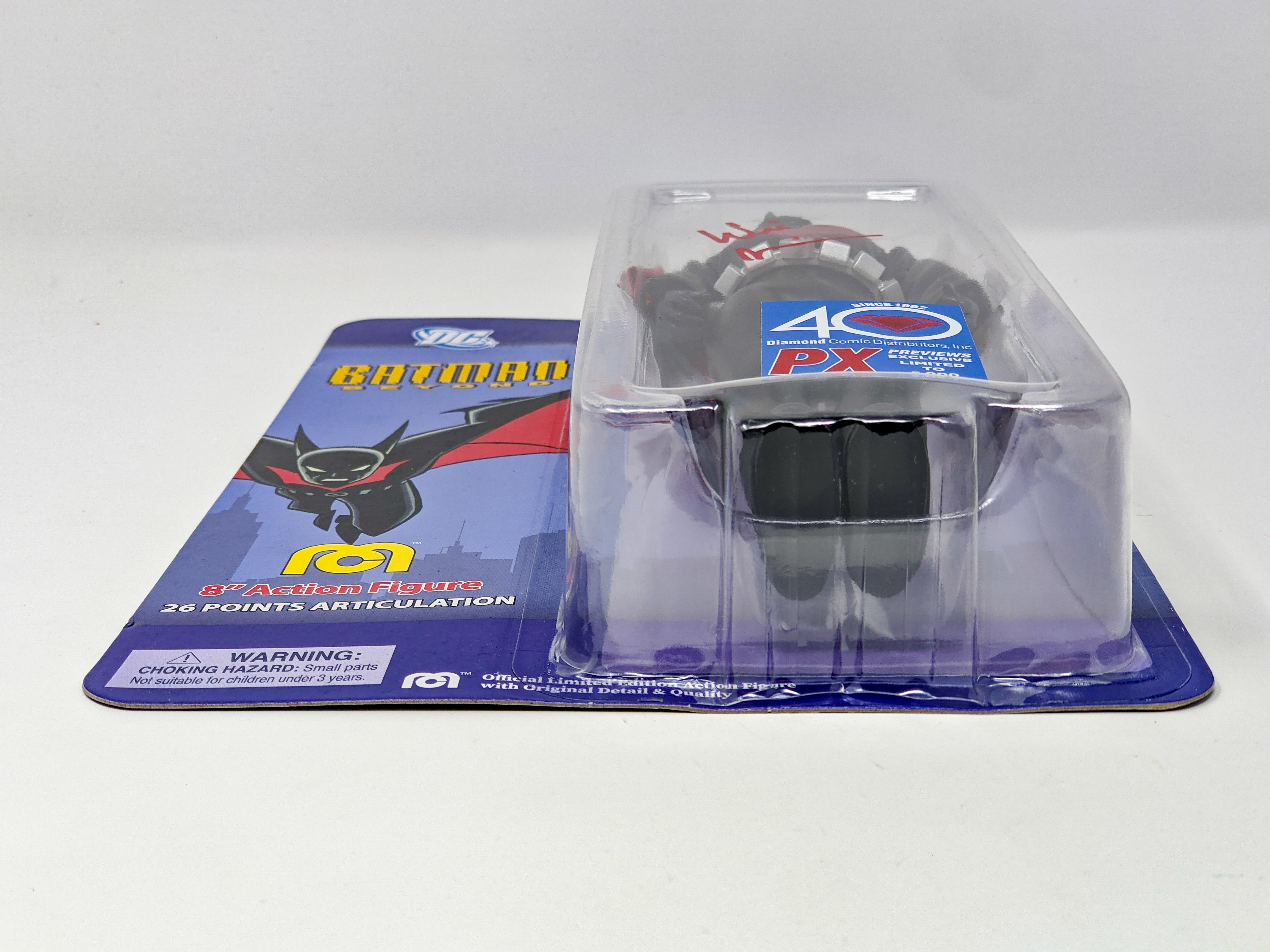 Will Friedle DC Batman Beyond Signed Exclusive Mego Action Figure JSA Certified Autograph