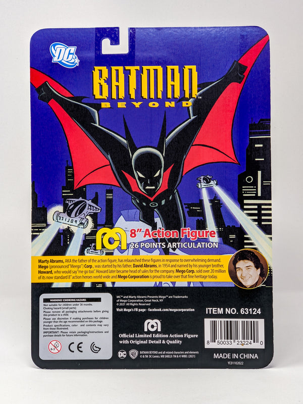 Will Friedle DC Batman Beyond Signed Exclusive Mego Action Figure JSA Certified Autograph