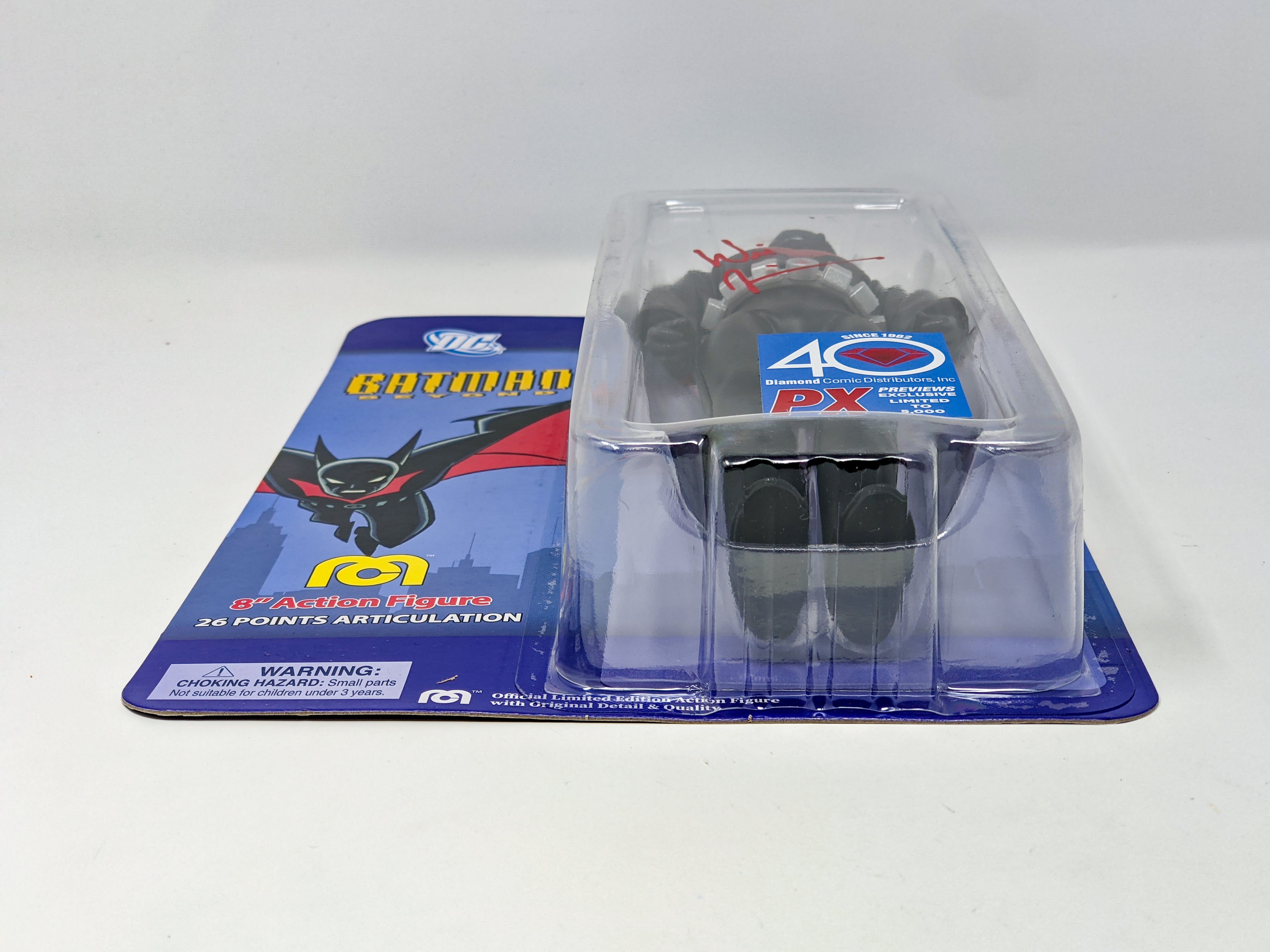 Will Friedle DC Batman Beyond Signed Exclusive Mego Action Figure JSA Certified Autograph