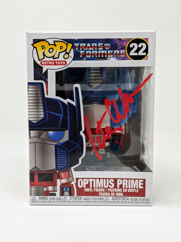 Peter Cullen Transformers Optimus Prime #22 Signed Funko Pop JSA Certified Autograph