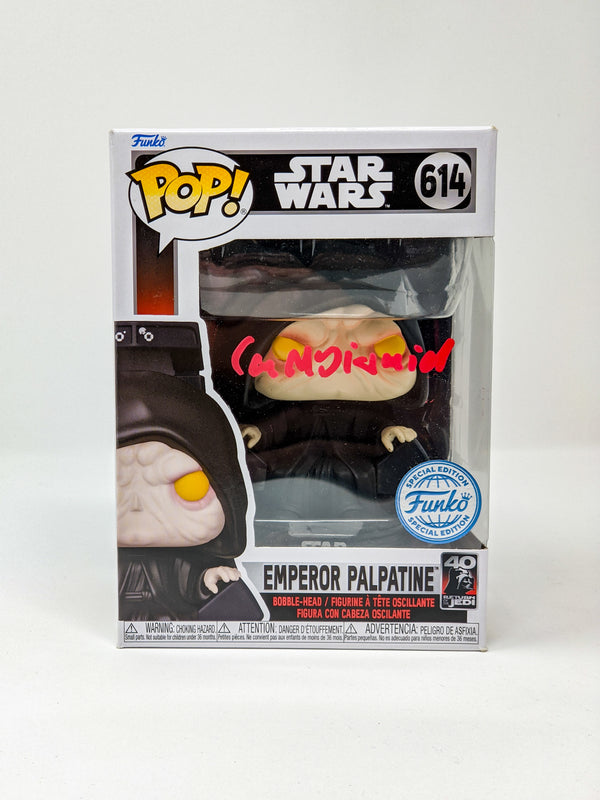 Ian McDiarmid Star Wars Emperor Palpatine #614 Special Edition Signed Funko Pop JSA Certified Autograph