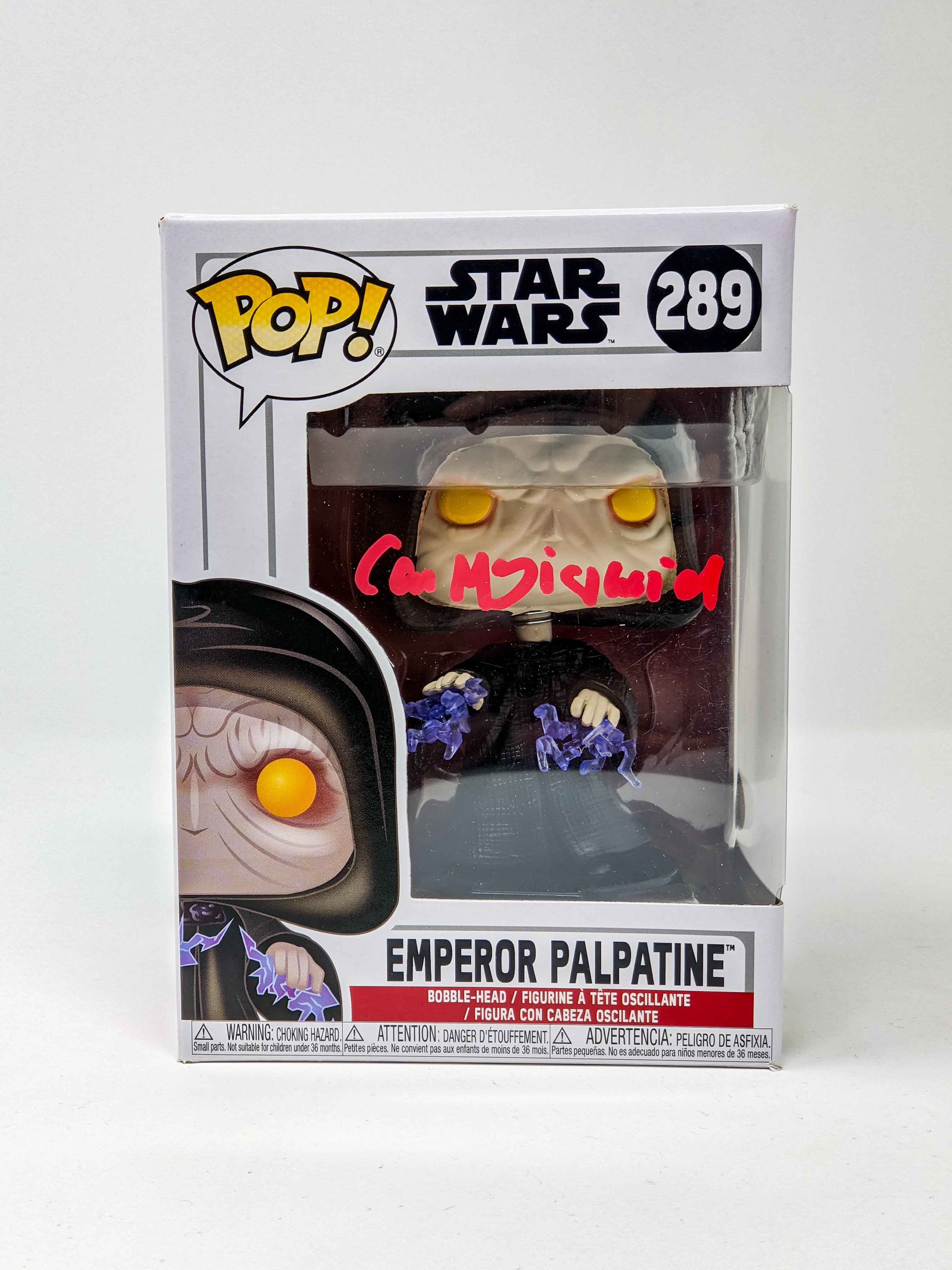 Ian McDiarmid Star Wars Emperor Palpatine #289 Signed Funko Pop JSA Certified Autograph