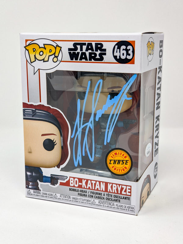 Katee Sackhoff Star Wars Mandalorian Bo Katan Kryze #463 CHASE Signed Funko Pop JSA Certified Autograph GalaxyCon